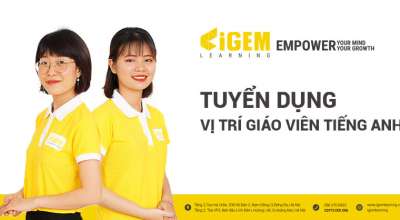 Tuyển dụng vị trí Giáo viên Tiếng Anh